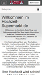 Mobile Screenshot of hochzeit-supermarkt.de